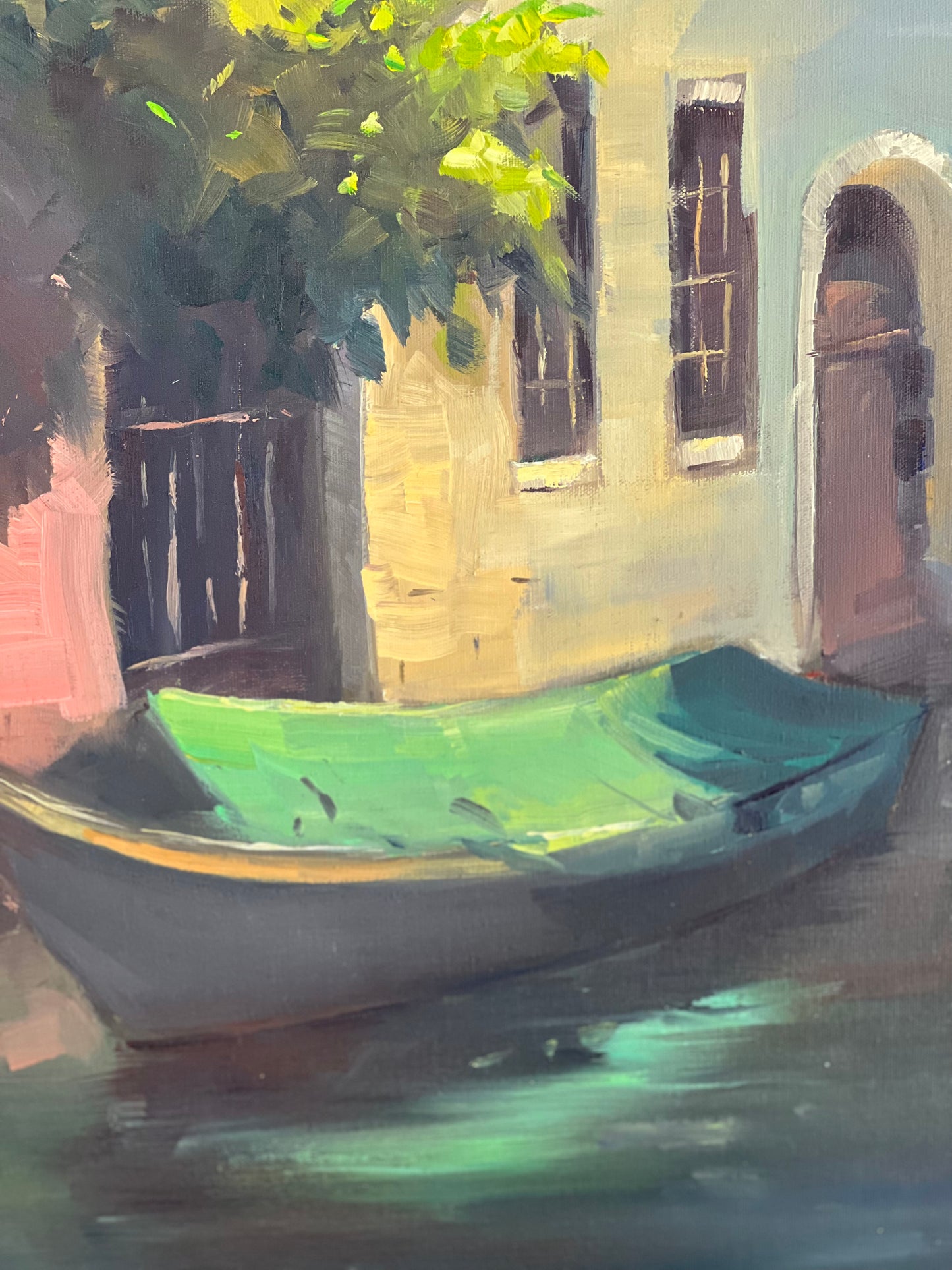 Oil Painting of Italy - Early Morning in Venice!